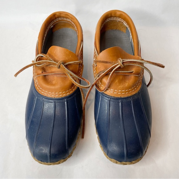 L.L. Bean The Original Duck Rain Boot Navy Shoe Size 9 - Picture 7 of 12